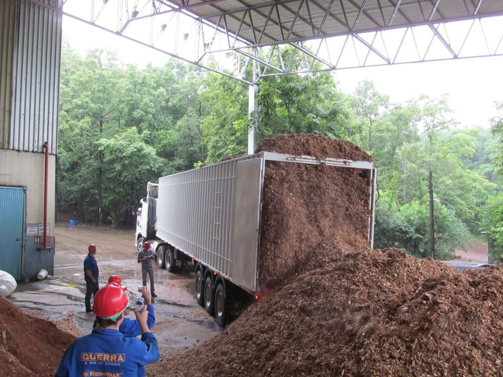 Unloading Wood Products