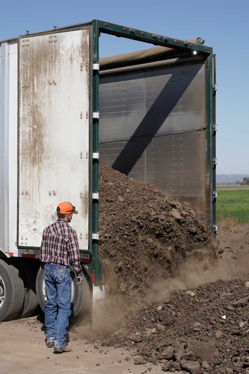Unloading Green Waste