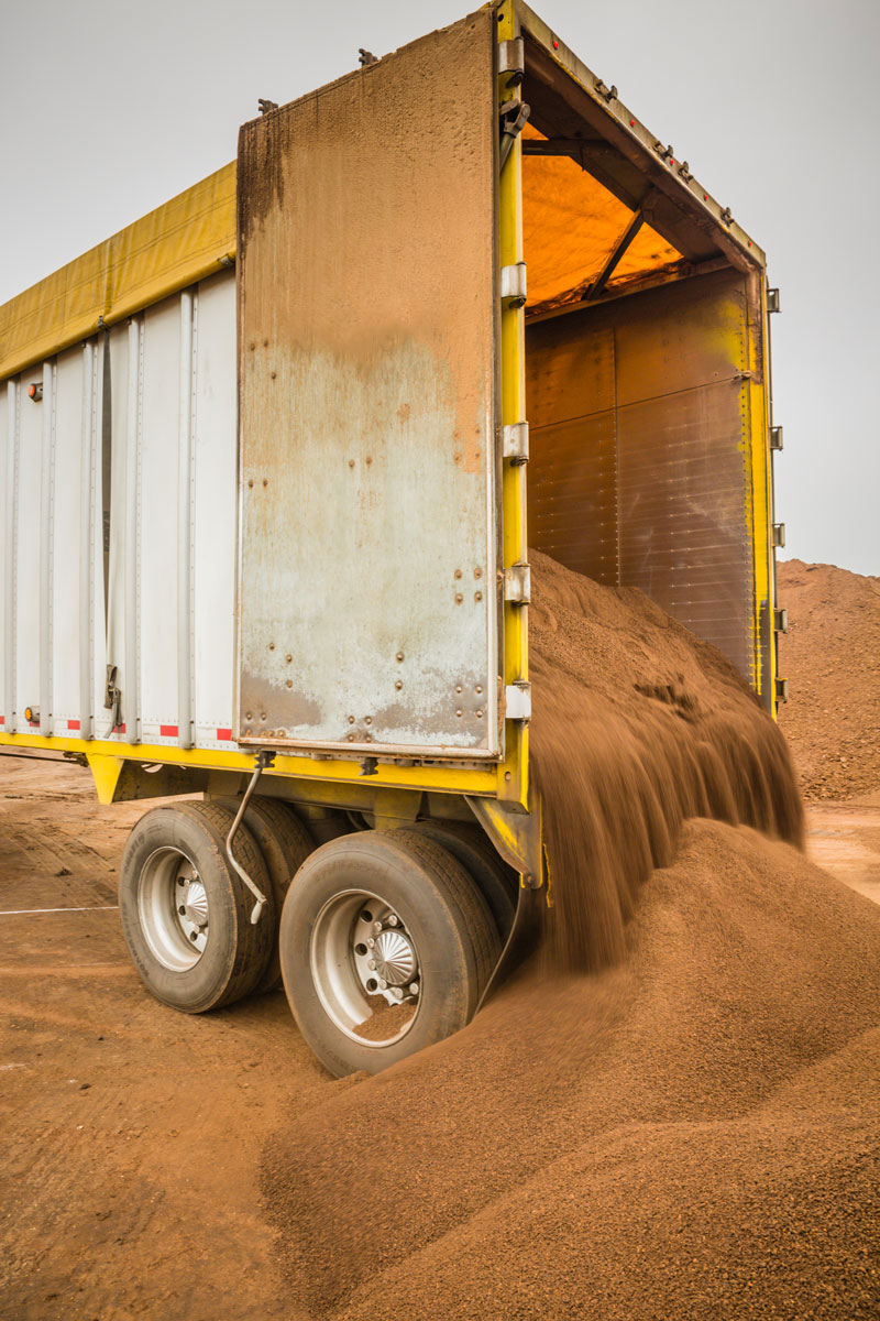 Unloading Green Waste