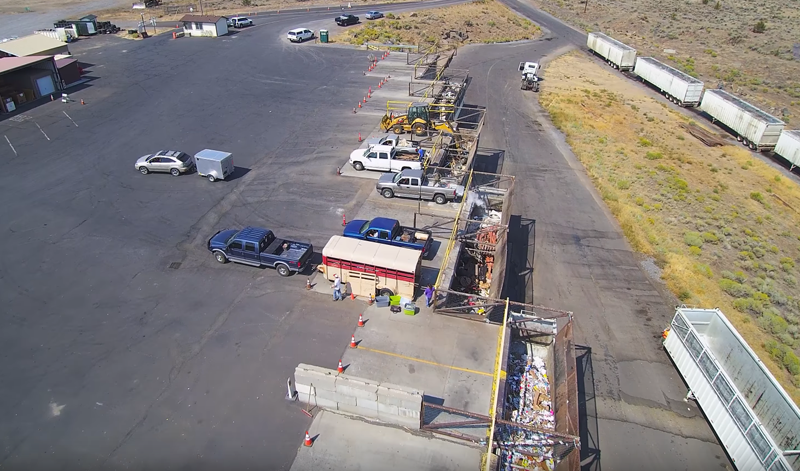 Oregon Transfer Station Aerial View